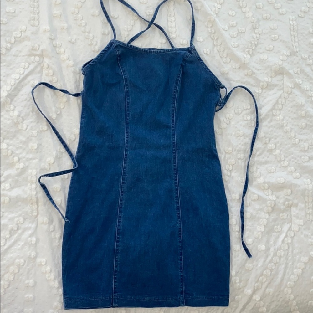 Denim dress